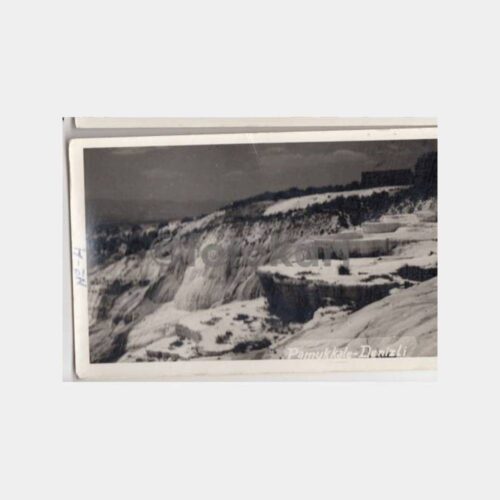 1960 Denizli Pamukkale Görünüş Kartpostal