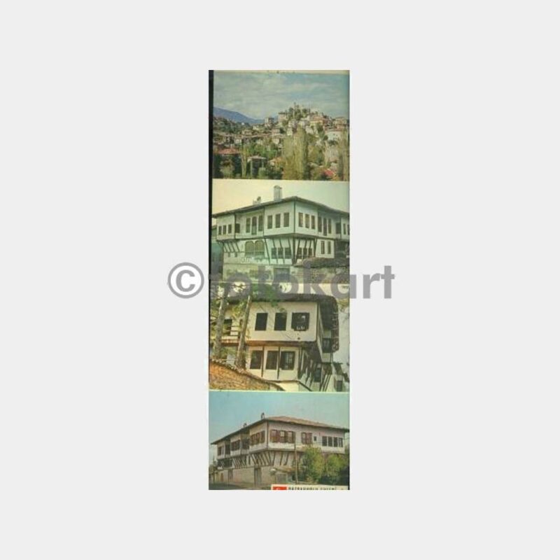 1980 Safranbolu Evleri Görünüş Kartpostal