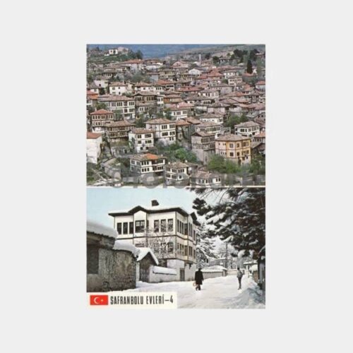1970 Safranbolu Evleri Görünüş Kartpostal