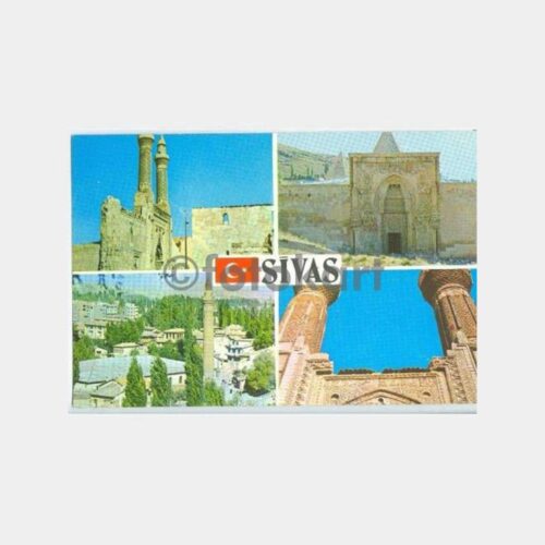 Sivas 4 Değişik Görünüş Kartpostal