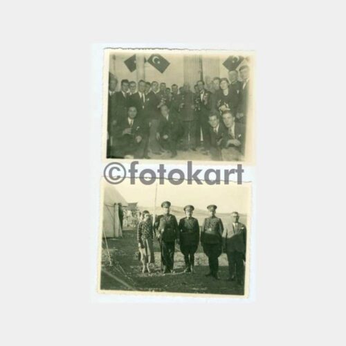 1934 Sivas Konulu 2 Adet Albüm Fotoğraf