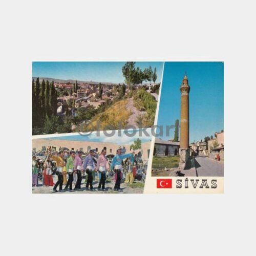 1975 Sivas 3 Değişik Görünüş Kartpostal