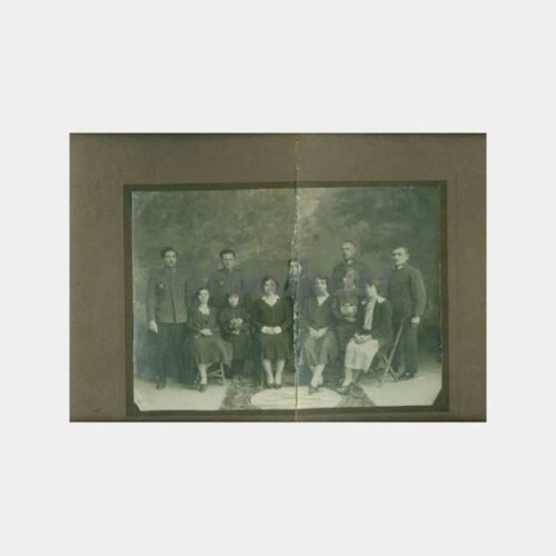 1932 Sivas Subay Ailesi Büyük Ebat Fotoğraf