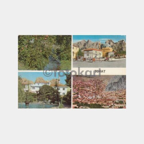 1975 Tokat 4 Görünüş Kartpostal