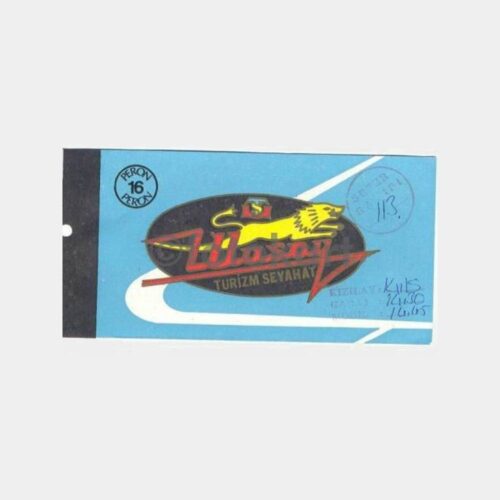 1990 Ulusoy Turizm Seyahat Otobüs Bileti