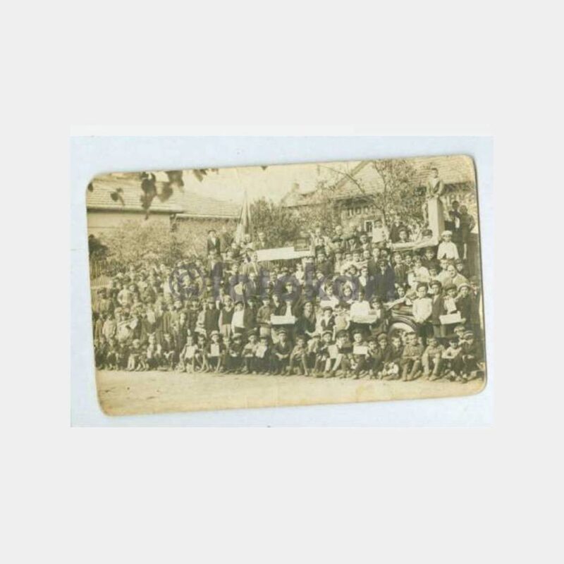 1928 Bulgaristan Vraca (Vratsa) Okul Grubu Fotoğraf