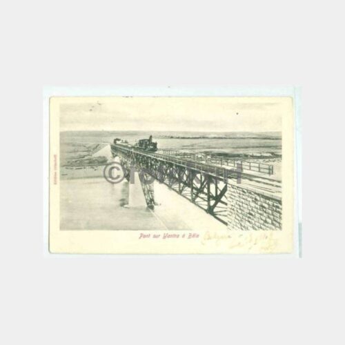 1913 Bulgaristan Tarnavo Yantra Köprüsü Kartpostal