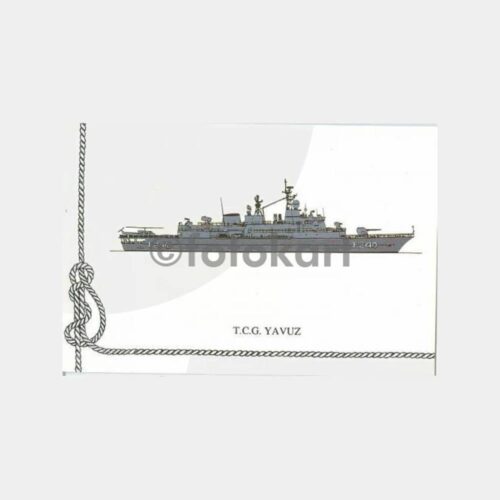 Savaş Gemileri Çizim Kartları - Yavuz F.240