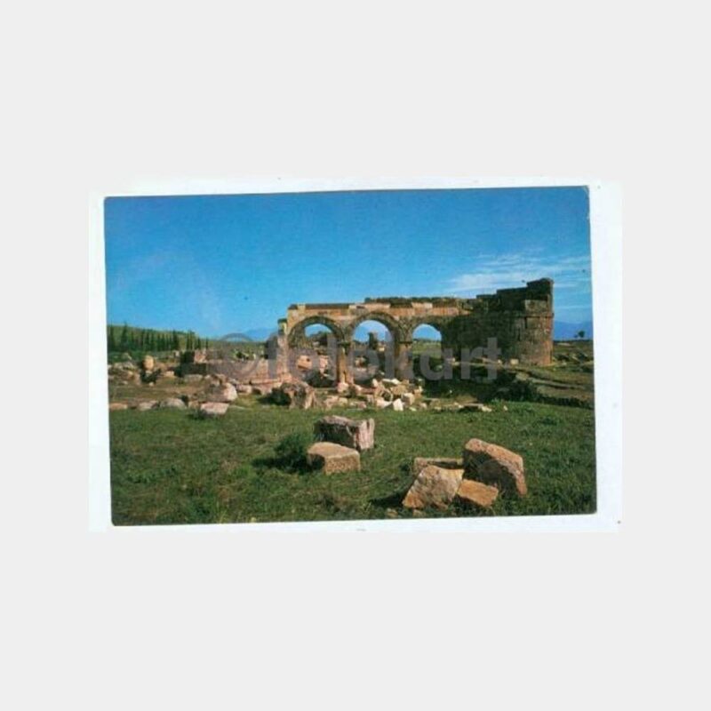 1975 Denizli Hierapolis Zafer Kapısı Kartpostal