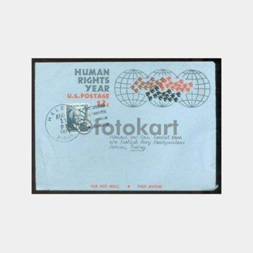 1971 ABD İnsan Hakları Yılı Damgalı Zarfı