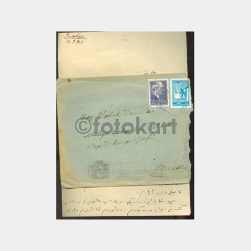 1945 Adana Islahiye Ambulant Tren Damgalı Zarf