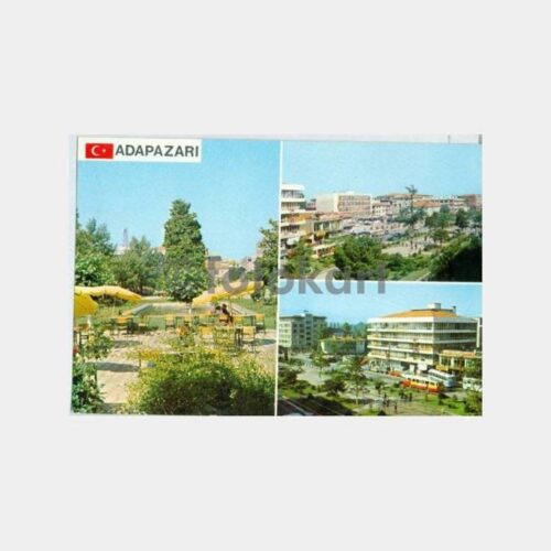 1980 Adapazarı 3 Değişik Görünüş Kartpostal