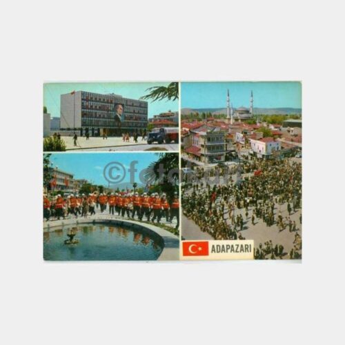 1970 Adapazarı 3 Değişik Görünüş Kartpostal