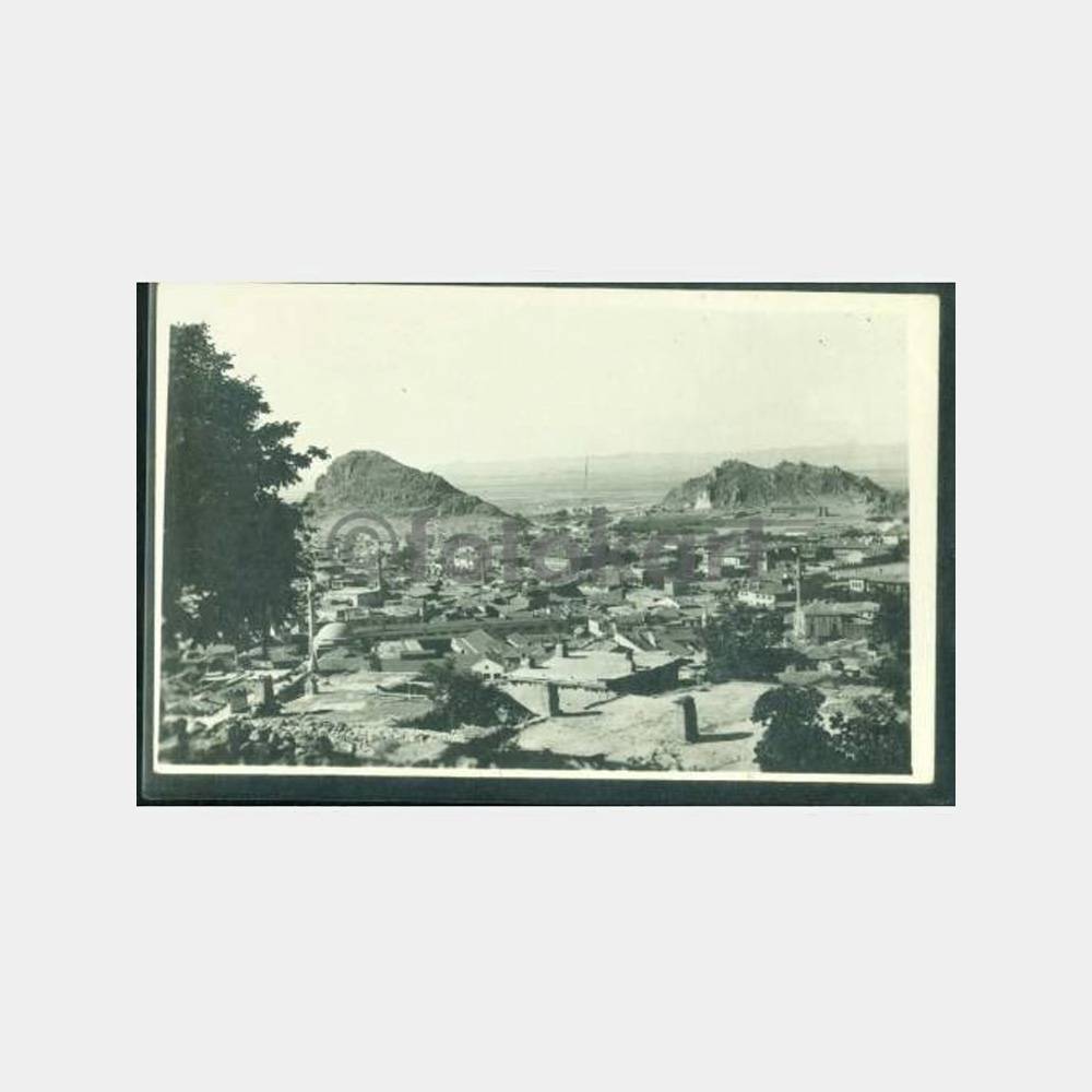 1940 Afyon Genel Görünüş Kartpostal