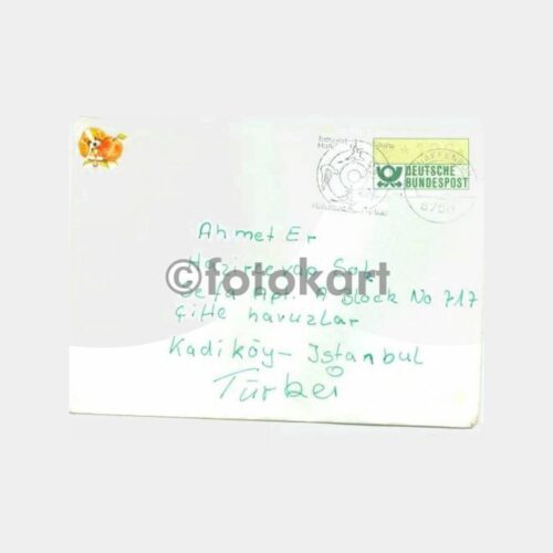 1992 Almanya Otomat Pul Damgalı Zarf