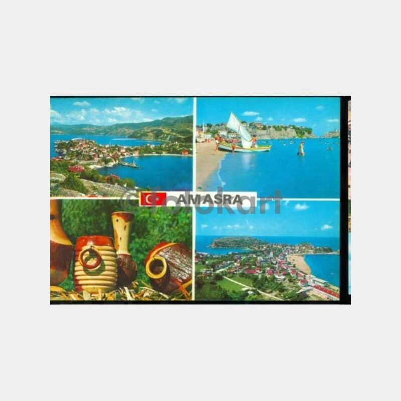 1969 Amasra 4 Görünüş Kartpostal