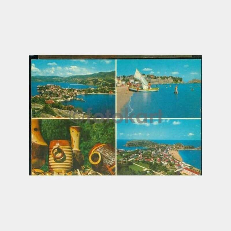 1964 Amasra 4 Görünüş Kartpostal