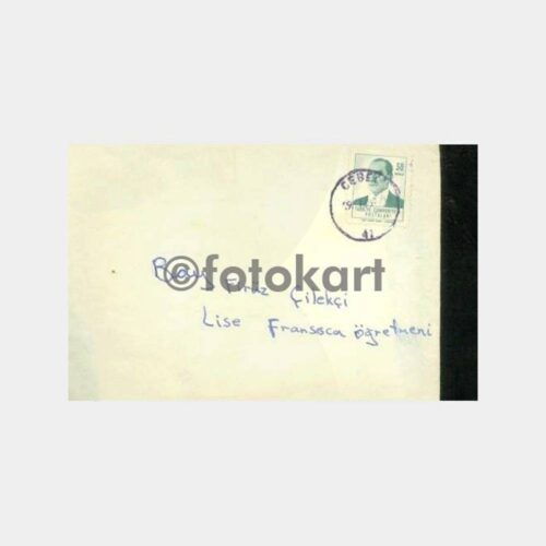 1963 Cebeci Ankara Posta Damgalı Zarf