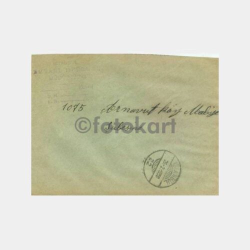 1930 İstanbul Arnavutköy Posta Damgalı Zarf