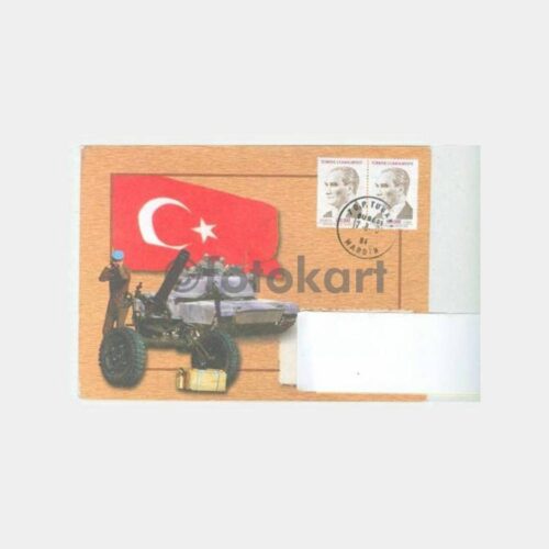 2001 Asker ve Ordu Temalı Posta Damgalı Zarf