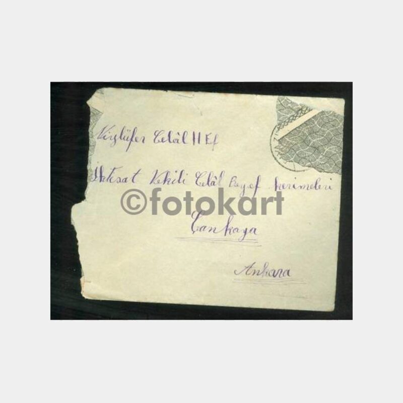 1932 Celal Bayar Damgalı Zarf