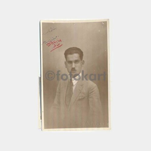 Beyefendi Rumca Baskı Eski Fotoğraf