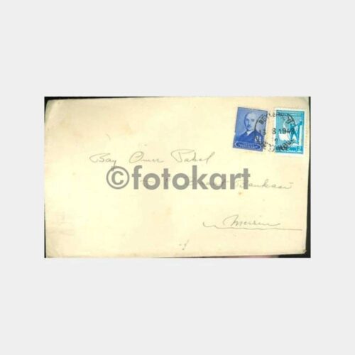 1943 Beylerbeyi Posta Damgalı Zarf