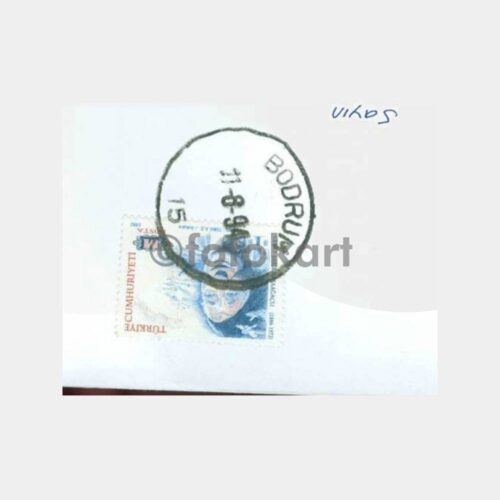 1994 Bodrum Posta Damgalı Zarf