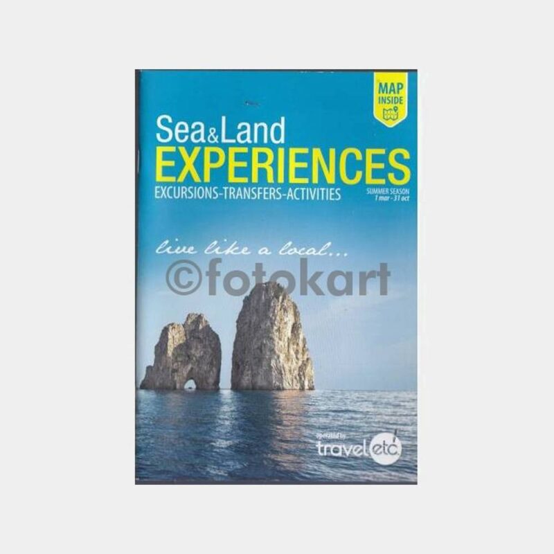 İtalya Capri Amalfi Harita Turistik Broşürü - Görsel 2