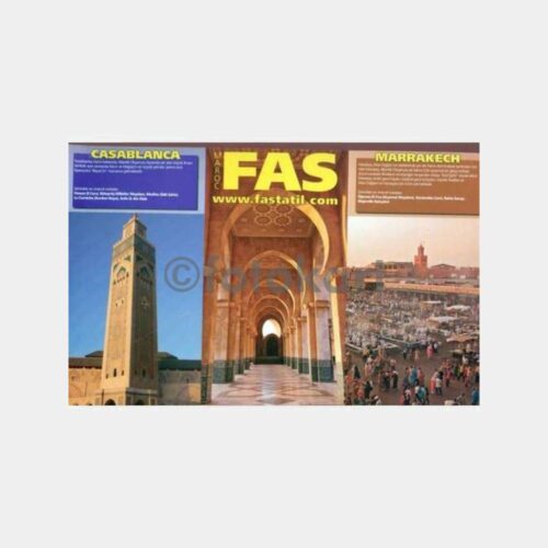 2010 Fas Turistik Harita ve Broşürü