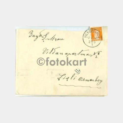 1940 Heybeliada Damgalı Zarf