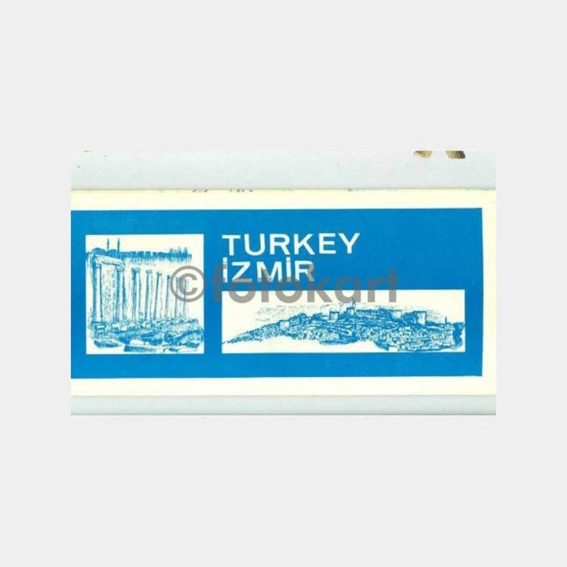1983 İzmir Turistik Şehir Haritası