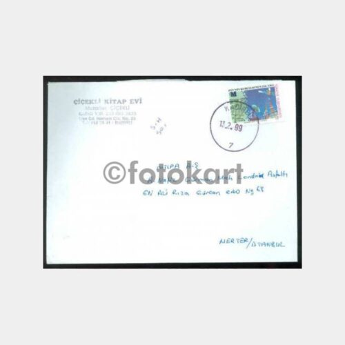 1999 Kadirli Damgalı Pullu Zarf