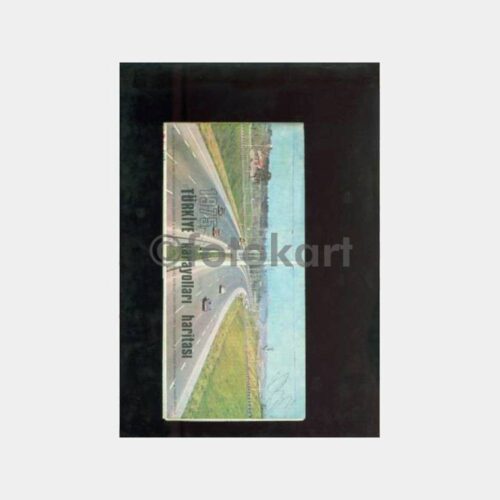 1975 Turistik Broşür - Karayolları Haritası