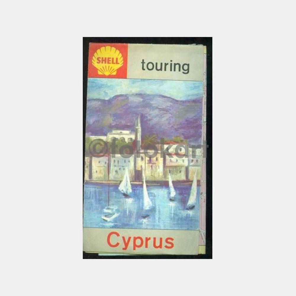 1960 Shell Turing Kıbrıs Haritası