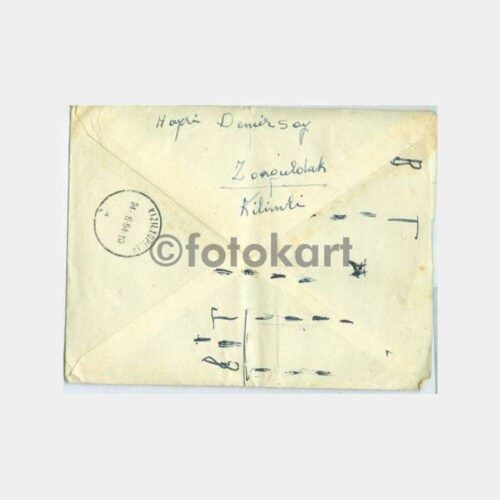 1954 Kilimli-Kızıltoprak Damgalı Zarf