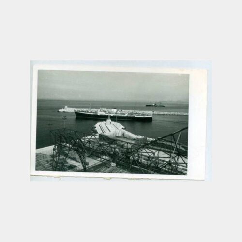 1955 Zonguldak Limanı Vapur Konulu Fotoğraf