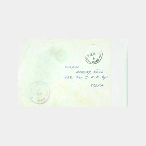 1978 Magosa Askeri Posta Damgalı Zarf