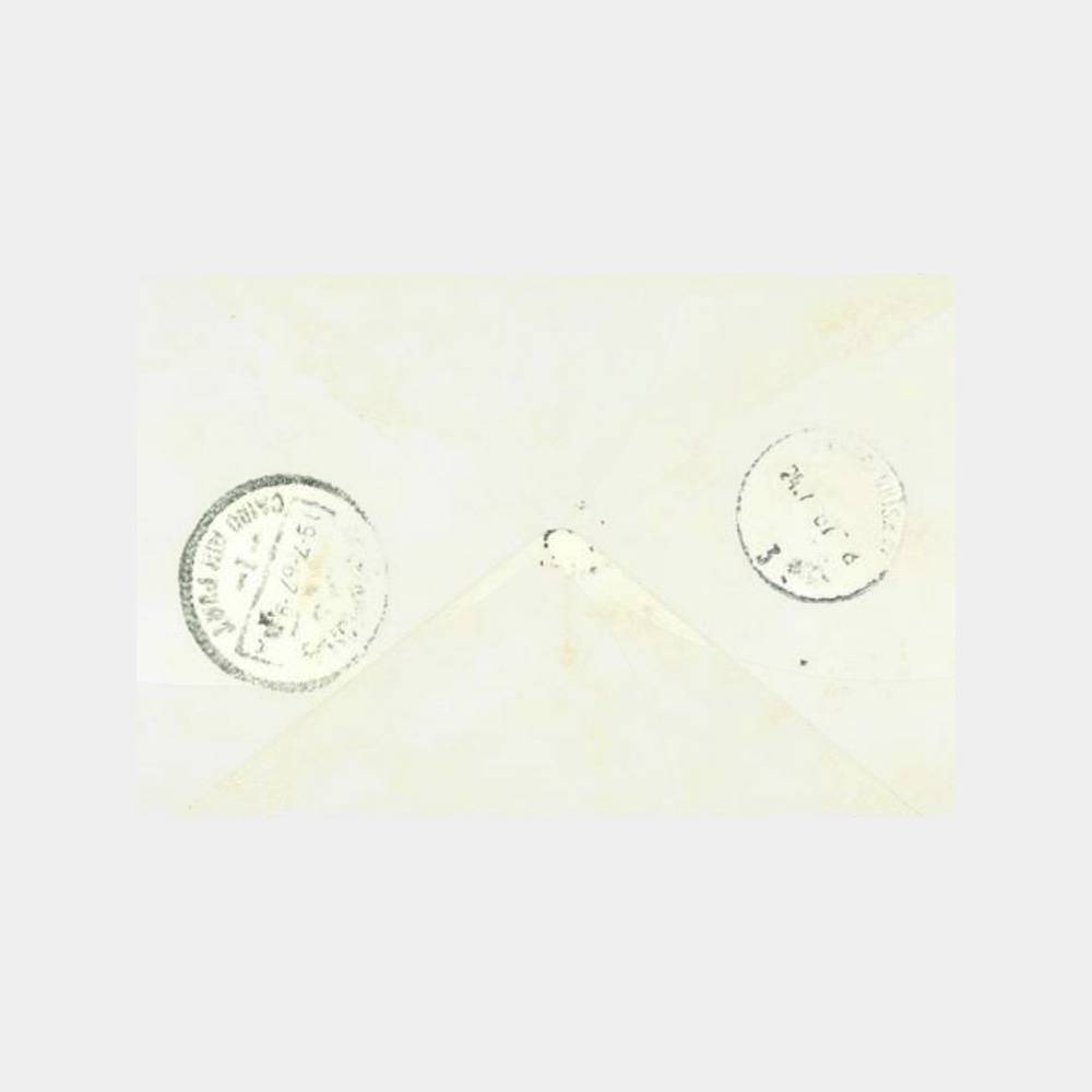 1967 Mısır Pullu Damgalı Zarf - Görsel 2