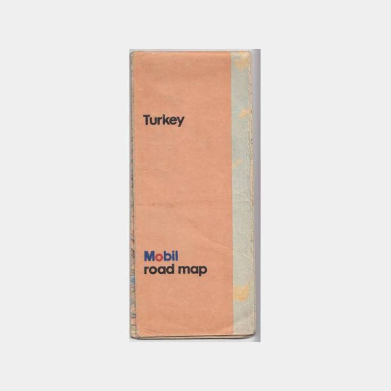 1968 Mobil Türkiye Turistik Haritası