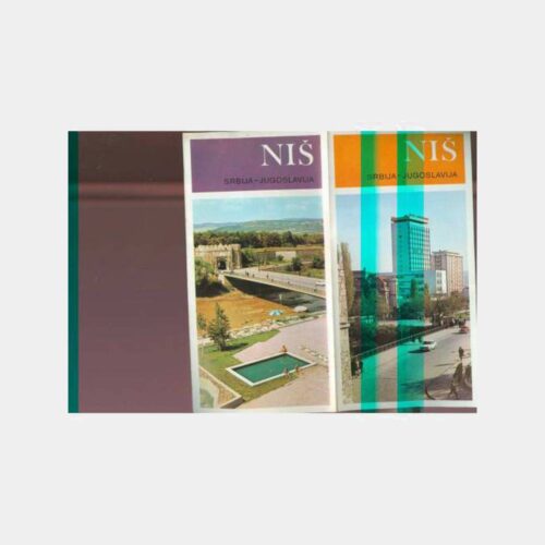 Niş Şehri Turistik Almanca Broşürü ve Haritası