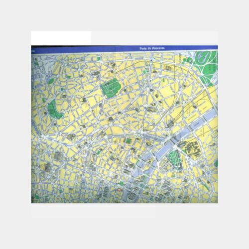 1970 Paris Turistik El Haritası