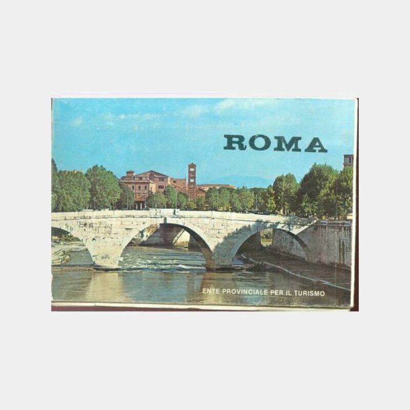 1970 İtalya Roma Şehir Haritası