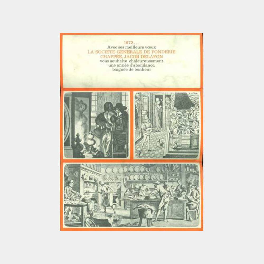 SGF Avrupa Yemek Kültürü Konulu Tebrik Kartı