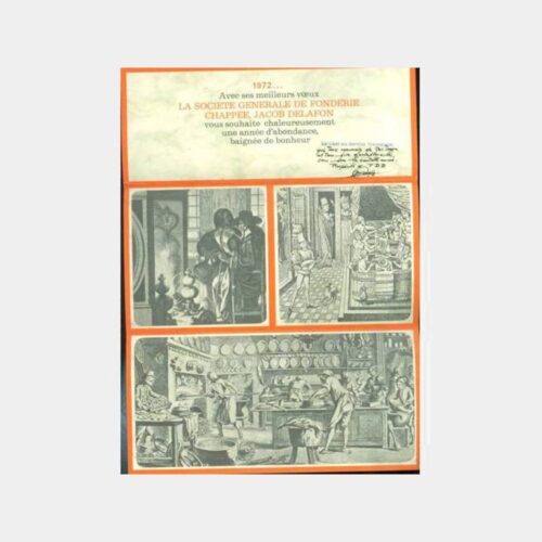 SGF Avrupa Yemek Kültürü Konulu Tebrik Kartı