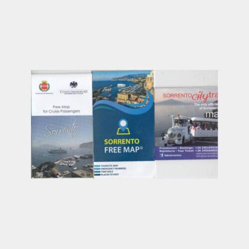 İtalya Sorrento Harita Turistik Broşürü