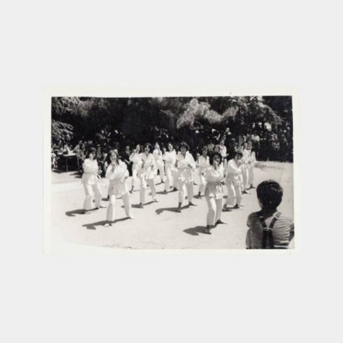 1975 Çamlıca Kız Lisesi Spor Bayramı Konulu Fotoğraf