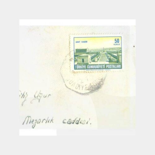 1960 Suadiye Posta Damgalı Zarf