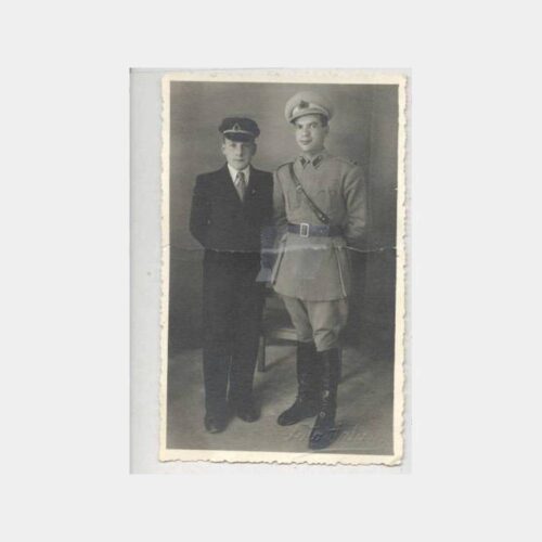 1947 Adapazarı Stüdyo Öğrenci Subay Fotoğraf