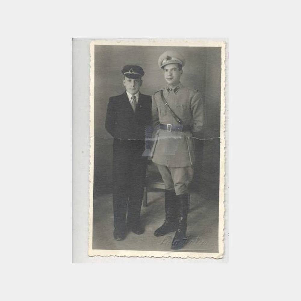 1947 Adapazarı Stüdyo Öğrenci Subay Fotoğraf